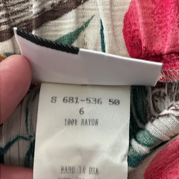 Vintage Lucia Summer Island Print 3 Piece Set/Pants, Tank, & Blazer - Picture 12 of 14